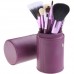 OH Fashion Makeup Brushes set Galaxy Purple 12 Pcs Powder, Eyeshadow, Blush , Foundation , Blending , Eyeliner , Lip , Great for Highlighting & Contouring, Includes a cylindrical case for storage OH Fashion Makeup Brushes set Galaxy Purple 12 Pcs Powder, Eyeshadow, Blush , Foundation , Blending , Eyeliner , Lip , Great for Highlighting & Contouring, Includes a cylindrical case for storage